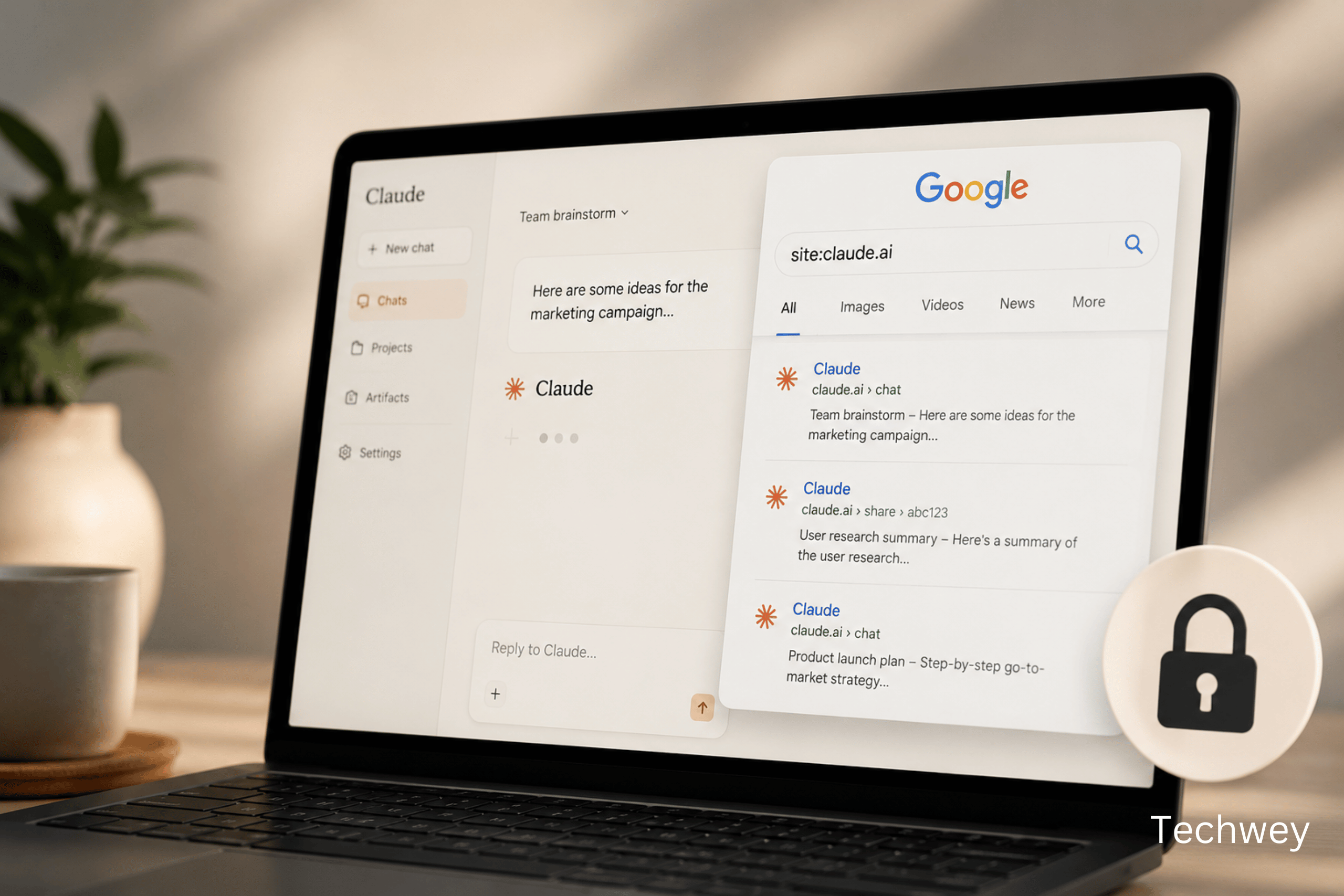 Claude shared chats Google