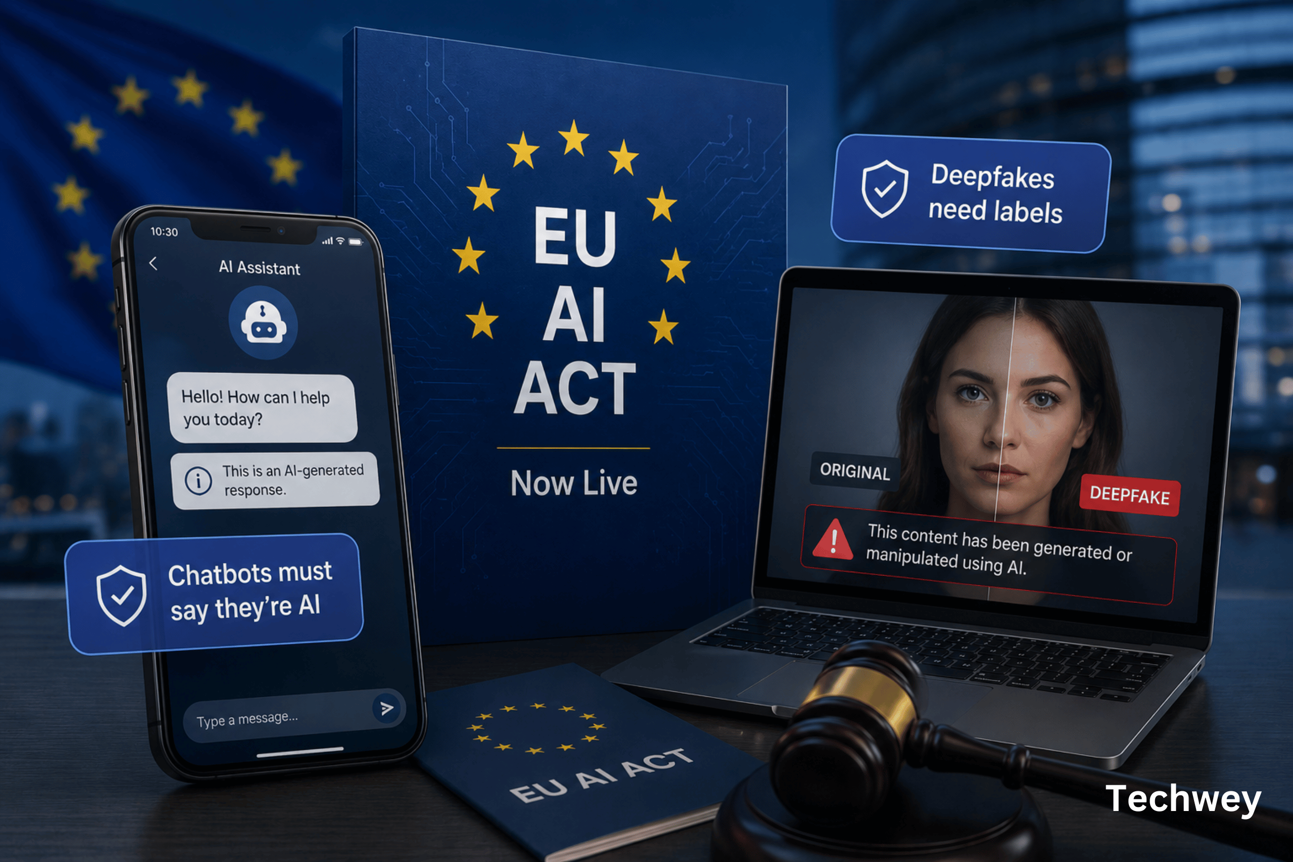 EU AI Act Is Now Live: Chatbots Must Disclose They're AI