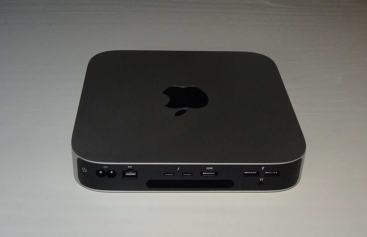 Mac mini 2020 (A1) rear view