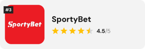 SportyBet logo – #3 betting site in Nigeria, rated 4.5/5