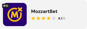 MozzartBet logo – #10 betting site in Nigeria, rated 4.1/5