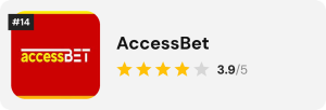AccessBet logo – #14 betting site in Nigeria, rated 3.9/5