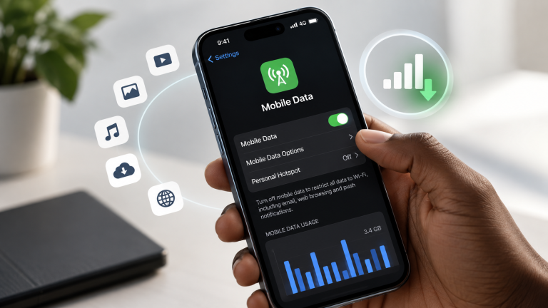 How to save mobiile data